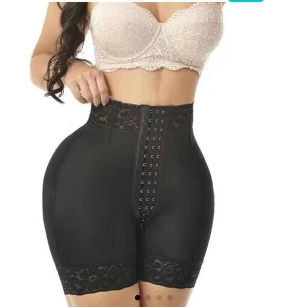 Black Lace High-Waist Shapewear